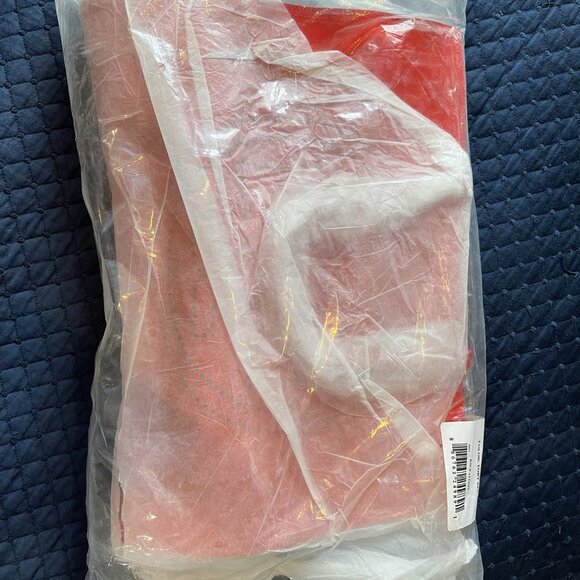 Tory Burch NWT Logo Perforated Tote in Tory Red - Picture 11 of 13